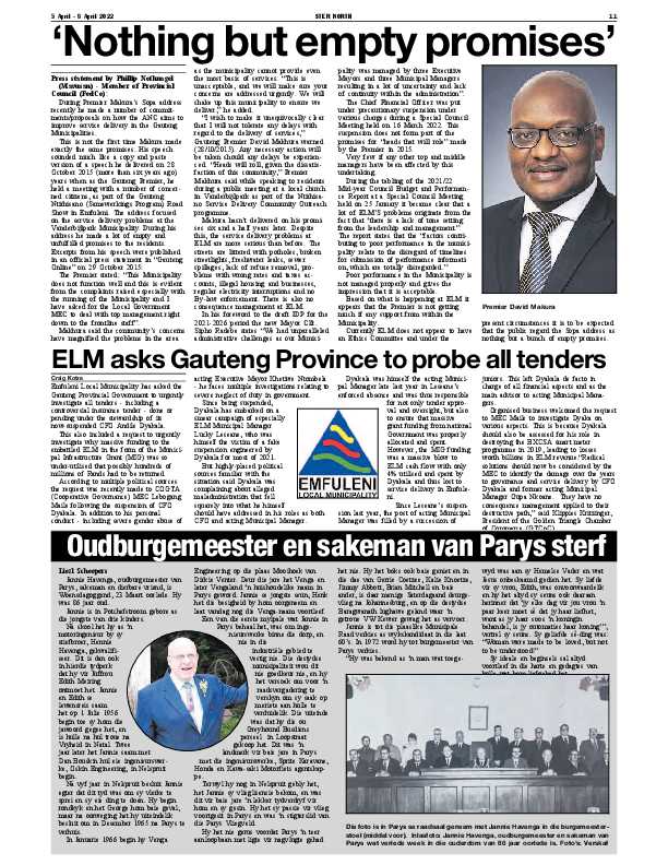 STER NORTH 5 April – 8 April 2022 page 11