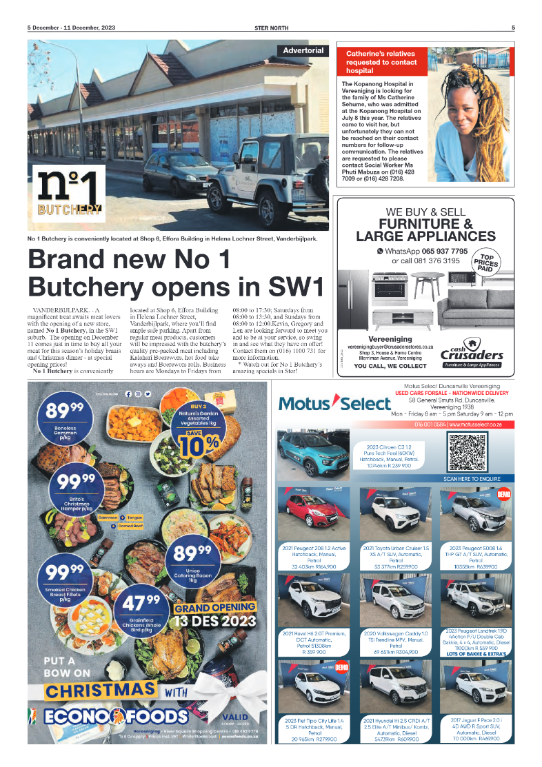 STER NORTH 5 December – 11 December, 2023 page 5