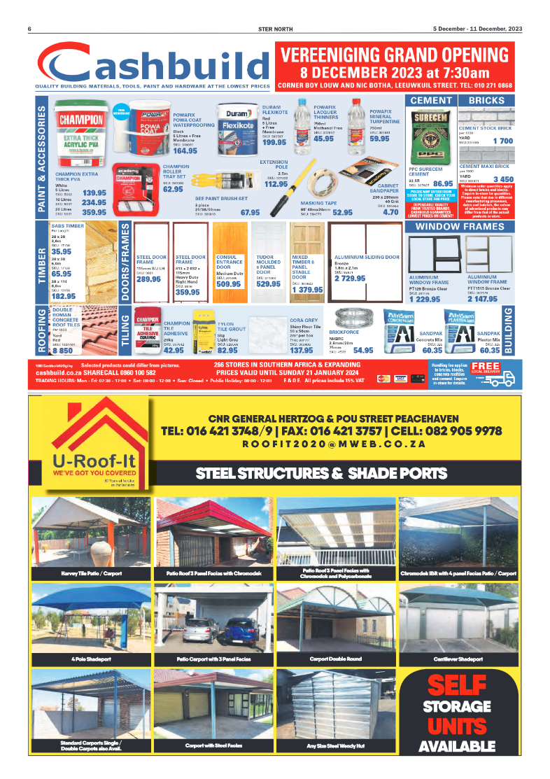 STER NORTH 5 December – 11 December, 2023 page 6