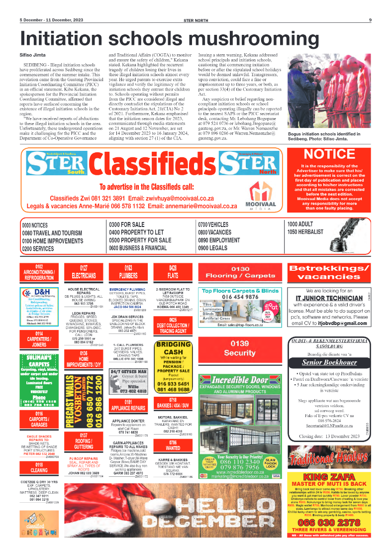 STER NORTH 5 December – 11 December, 2023 page 9