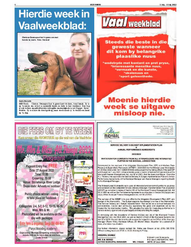 STER NORTH 5 July – 8 July 2022 page 4