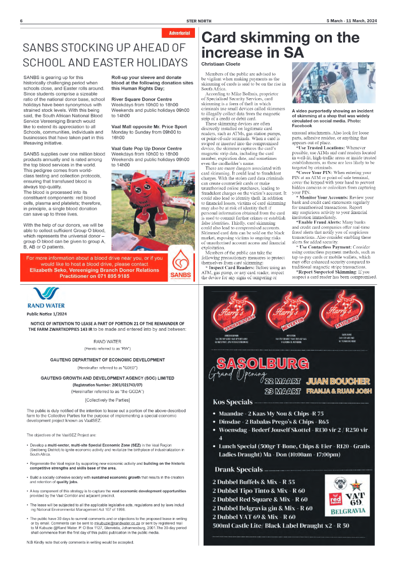 STER NORTH 19 March – 25 March, 2024 page 6