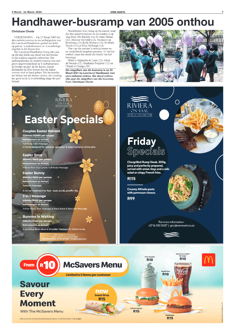 STER NORTH 19 March – 25 March, 2024 page 7