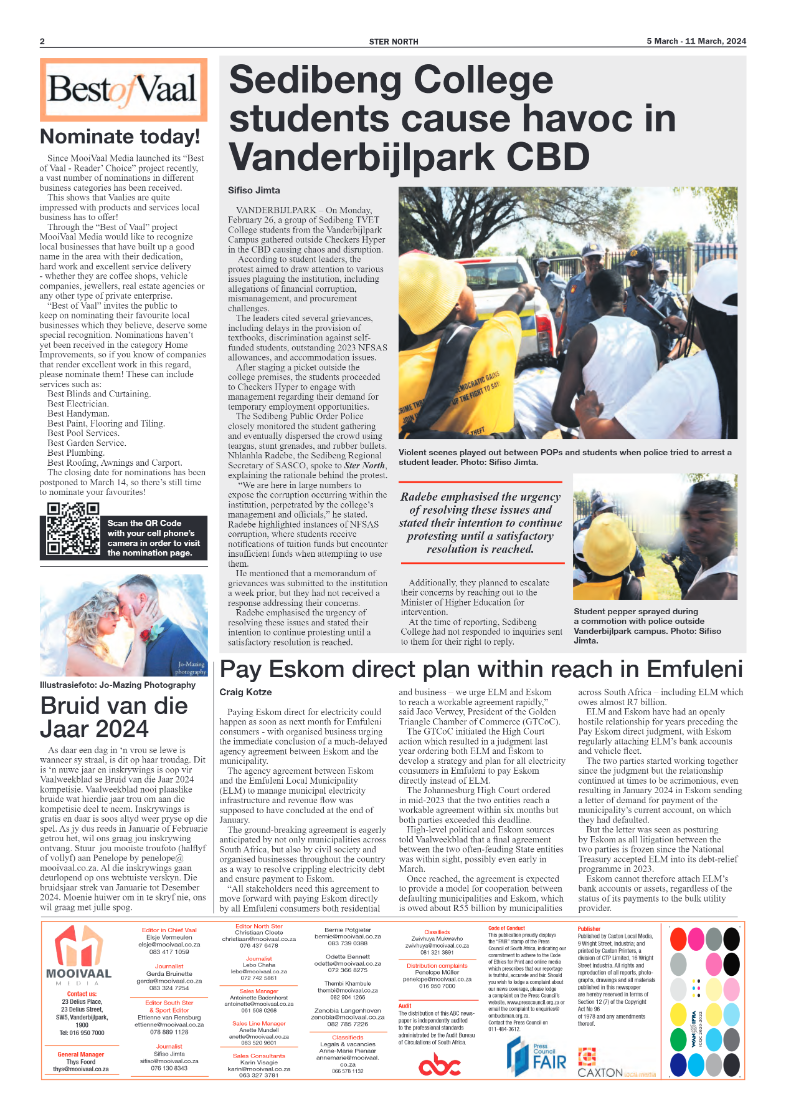 STER NORTH 5 March – 11 March, 2024 page 2