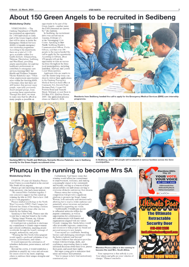 STER NORTH 5 March – 11 March, 2024 page 7