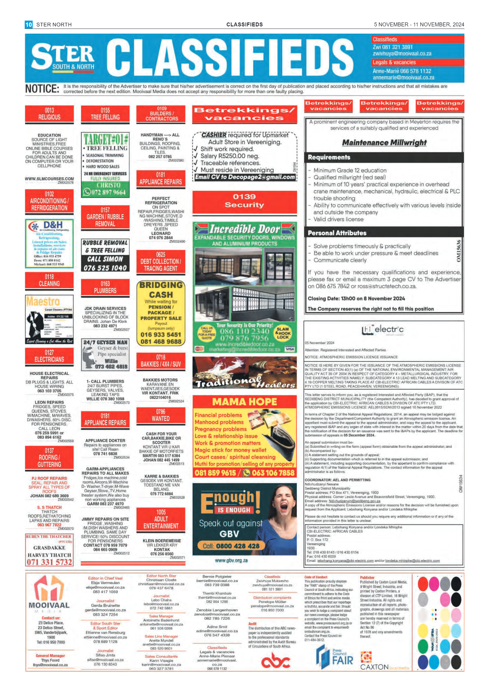 STER NORTH 5 NOVEMBER – 11 NOVEMBER, 2024 page 10
