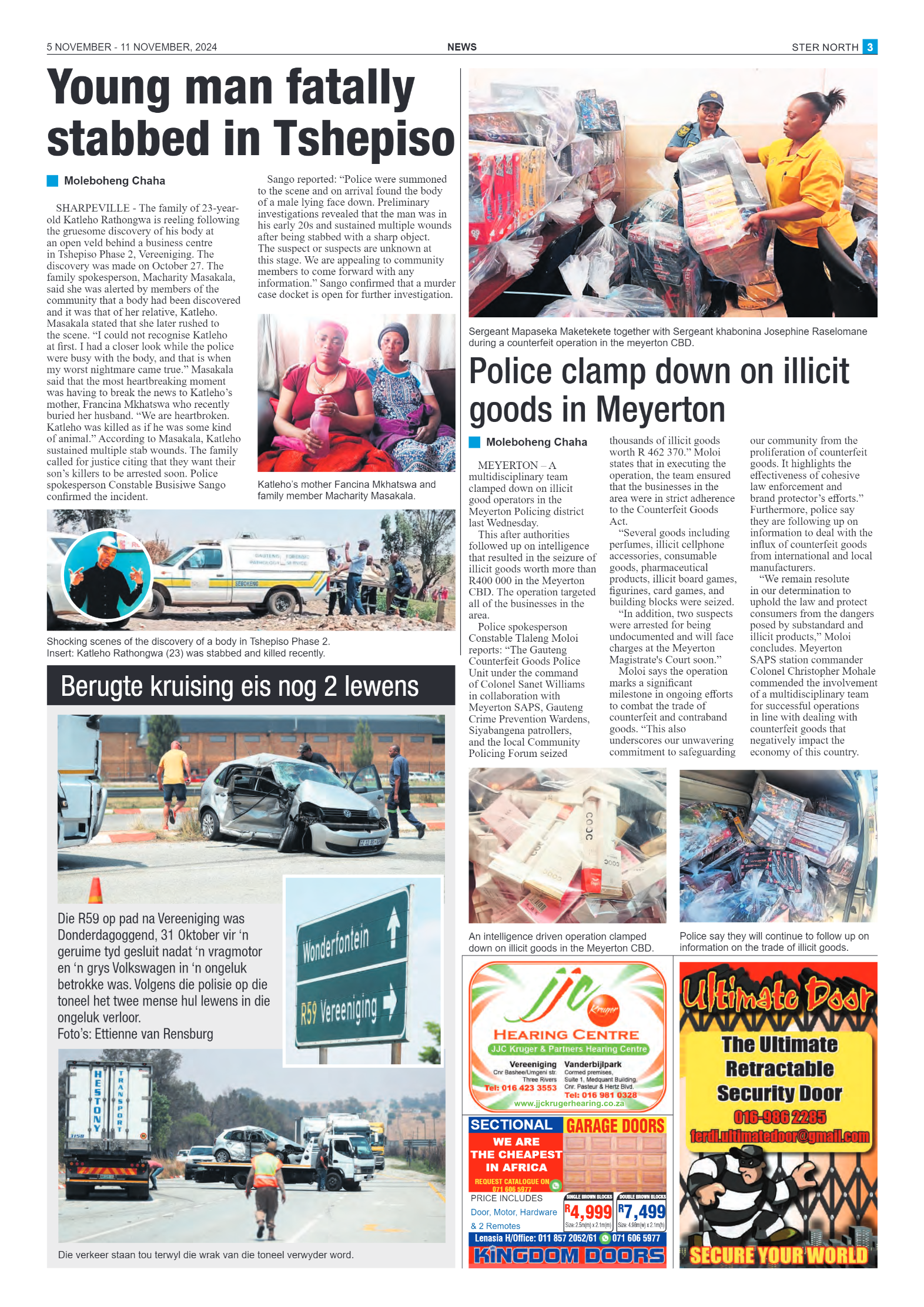 STER NORTH 5 NOVEMBER – 11 NOVEMBER, 2024 page 3