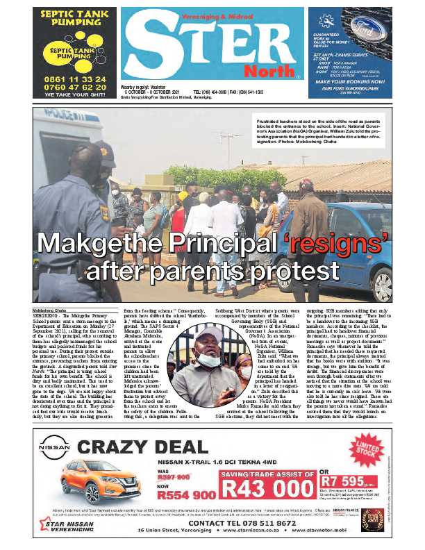STER NORTH 5 October – 8 October 2021 page 1