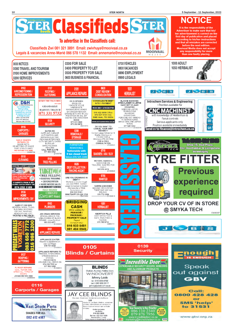 STER NORTH 5 September – 11 September, 2023 page 10