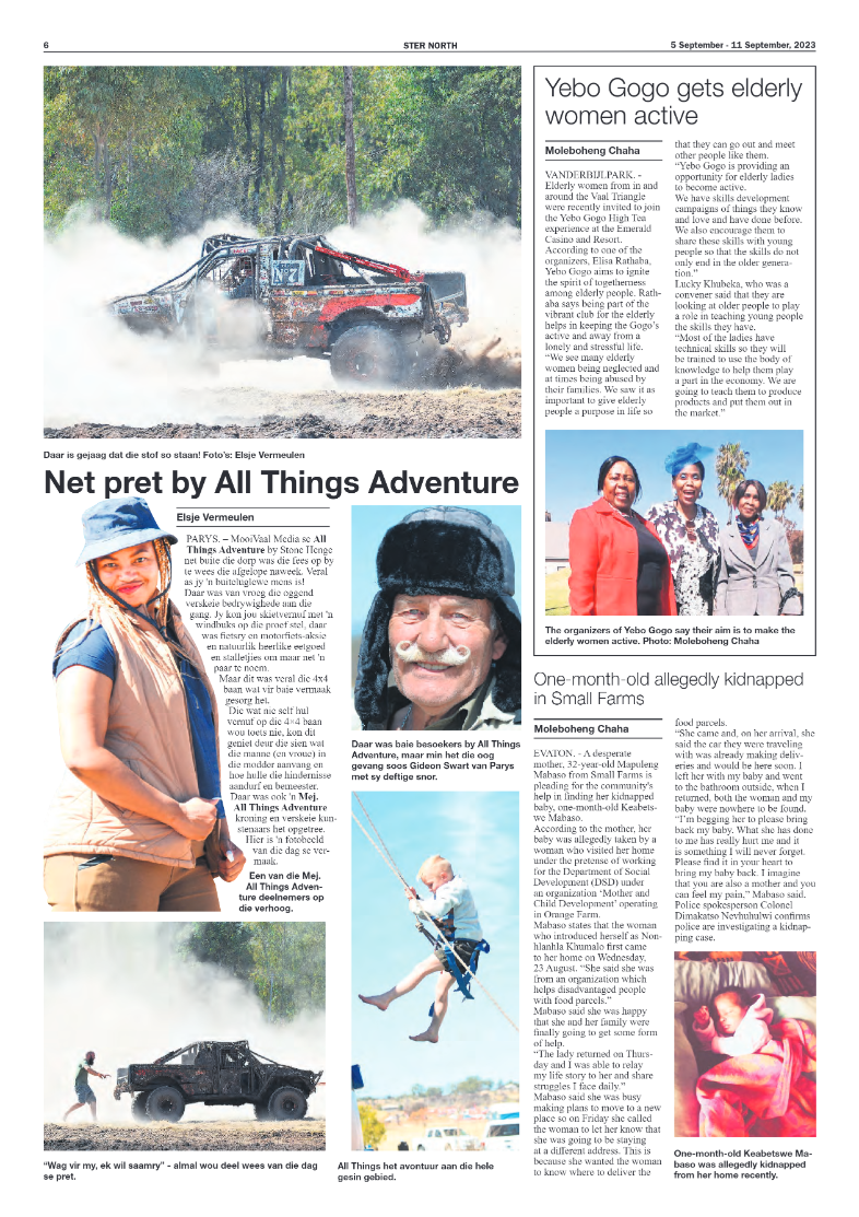 STER NORTH 5 September – 11 September, 2023 page 6