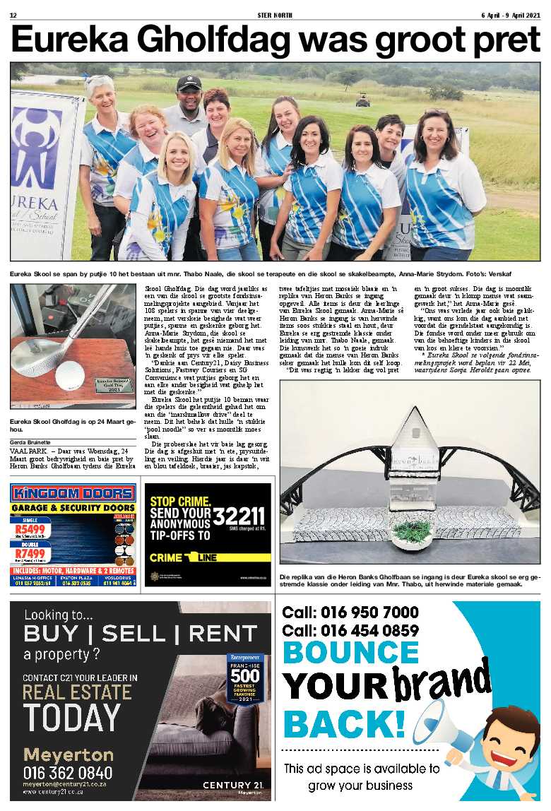 STER NORTH 6 April – 9 April 2021 page 12