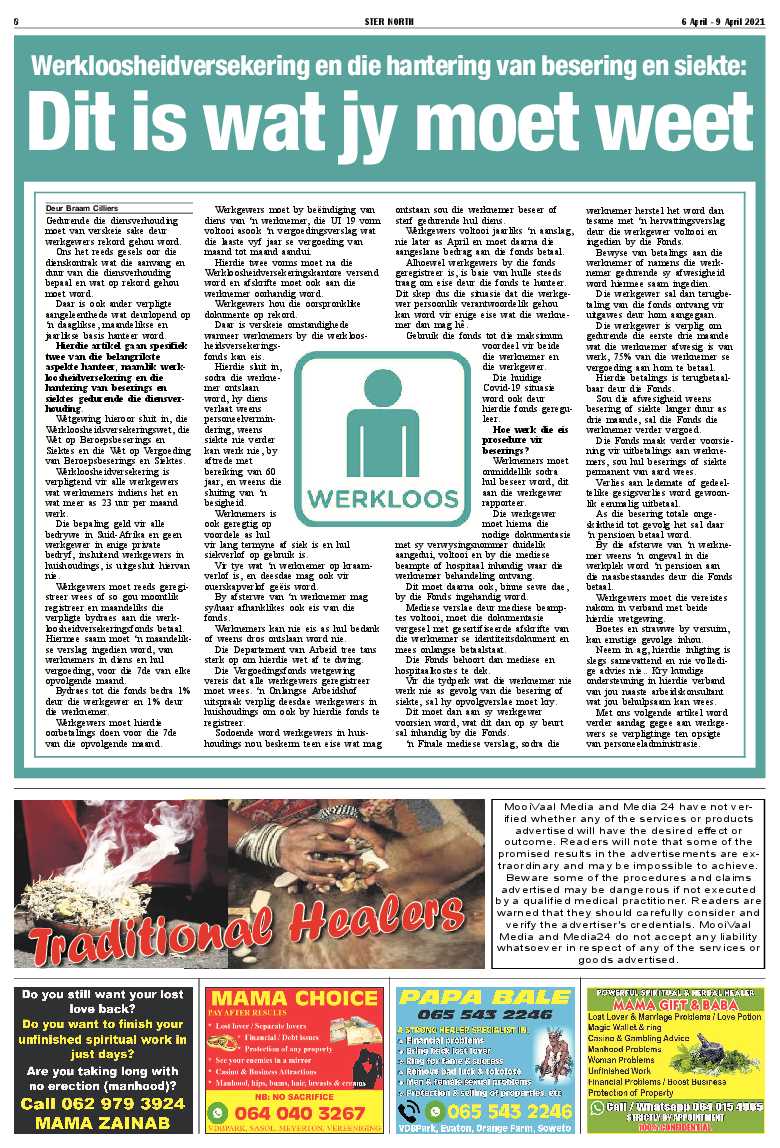 STER NORTH 6 April – 9 April 2021 page 8