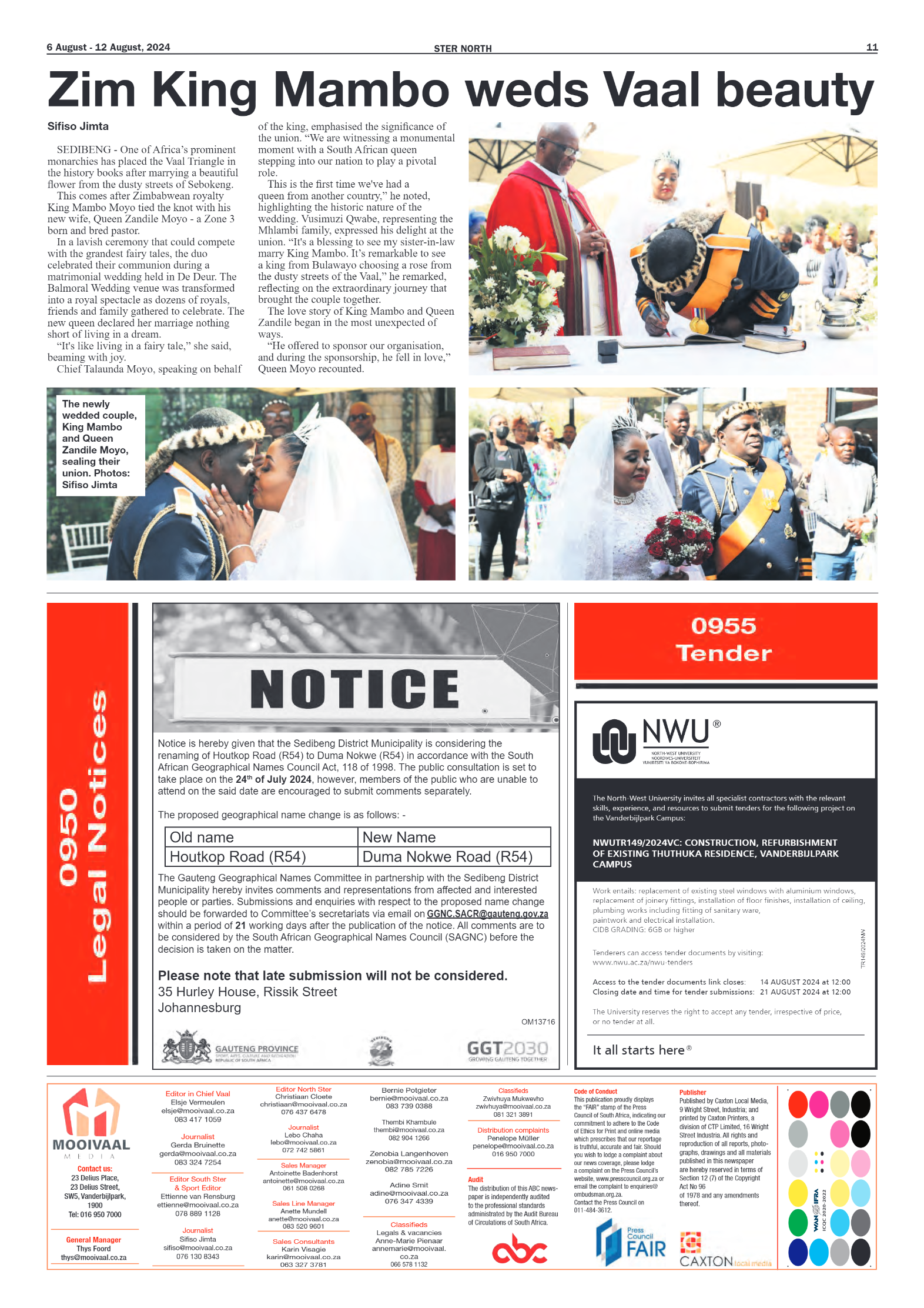 STER NORTH 6 August – 12 August, 2024 page 11