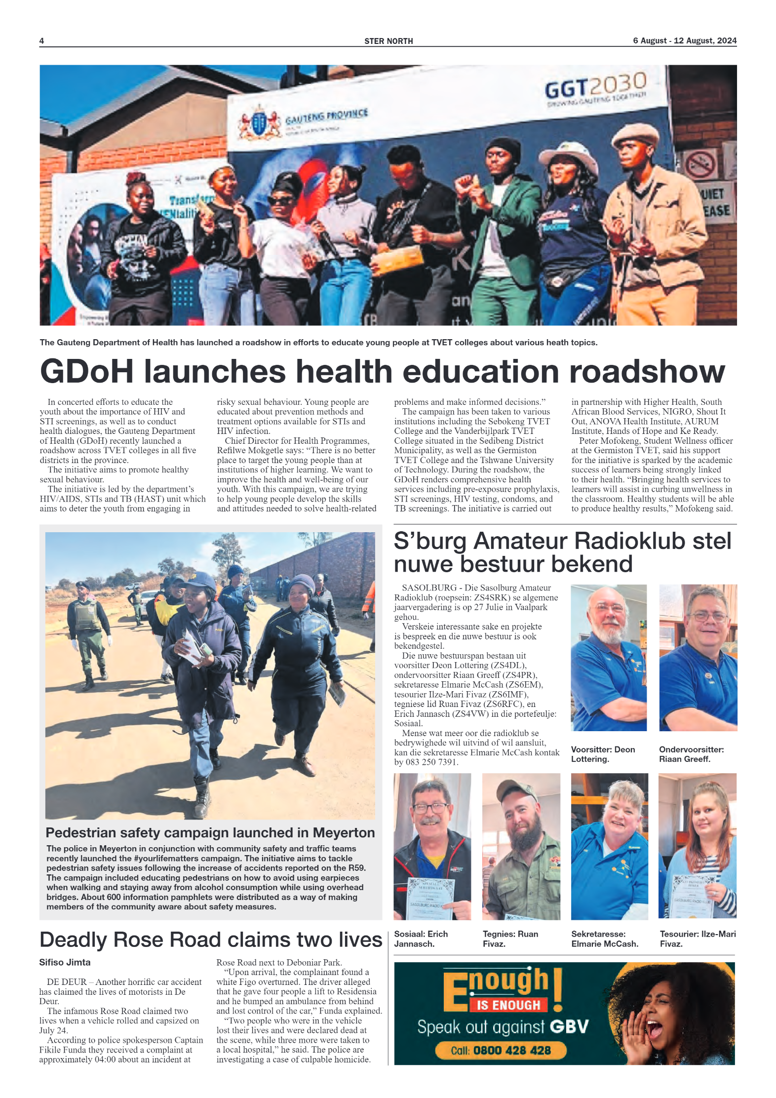 STER NORTH 6 August – 12 August, 2024 page 4