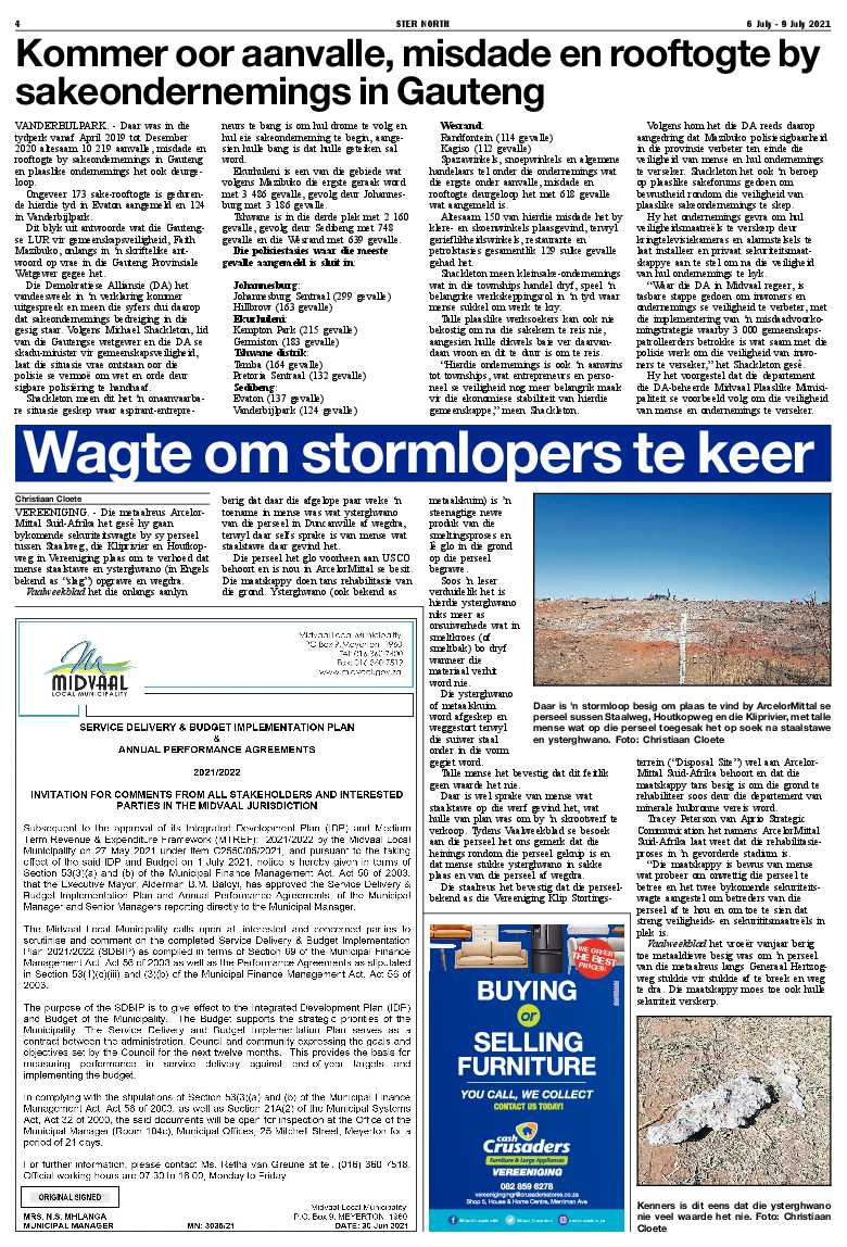STER NORTH 6 July – 9 July 2021 page 4