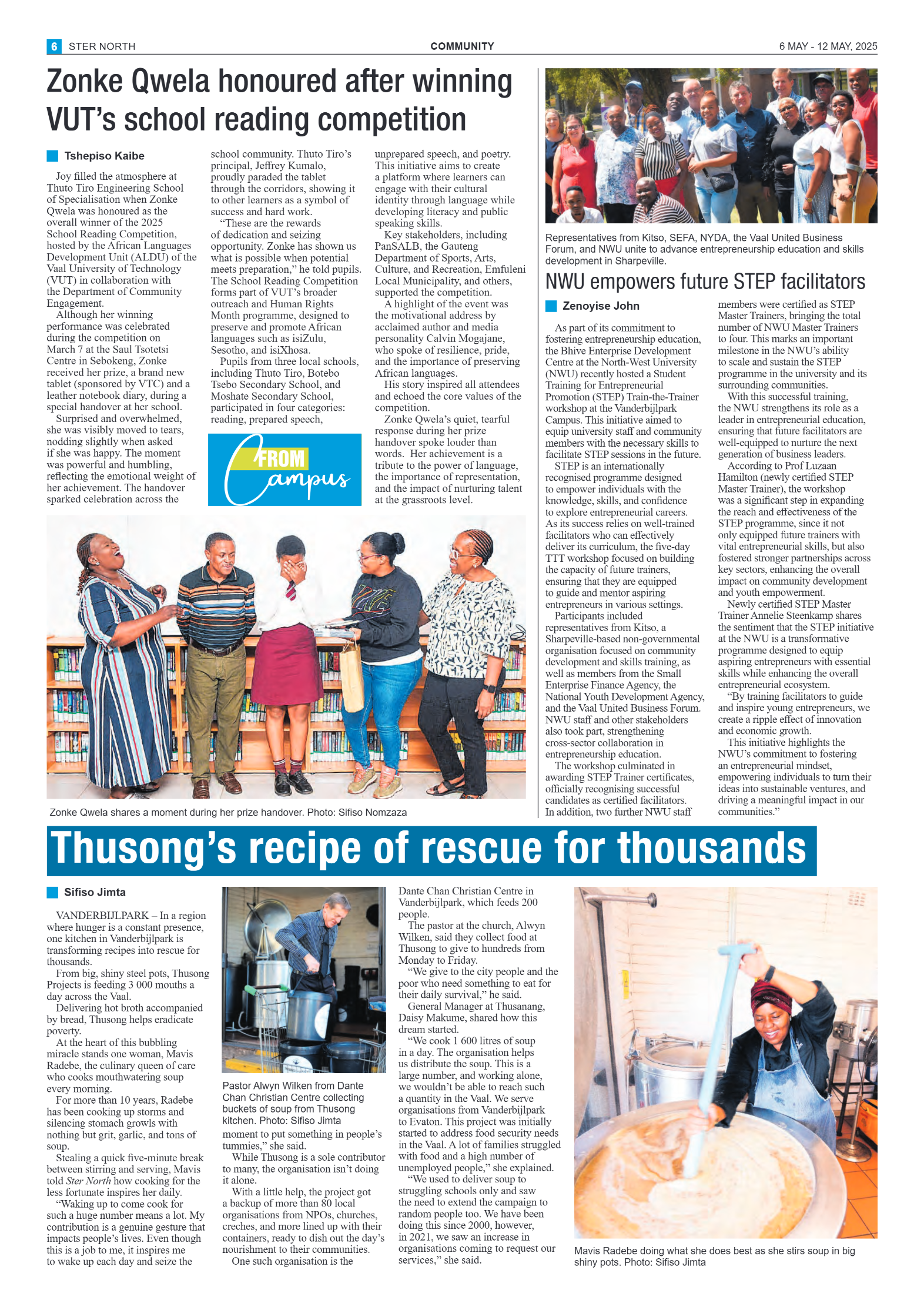 STER NORTH 6 MAY – 12 MAY, 2025 page 6