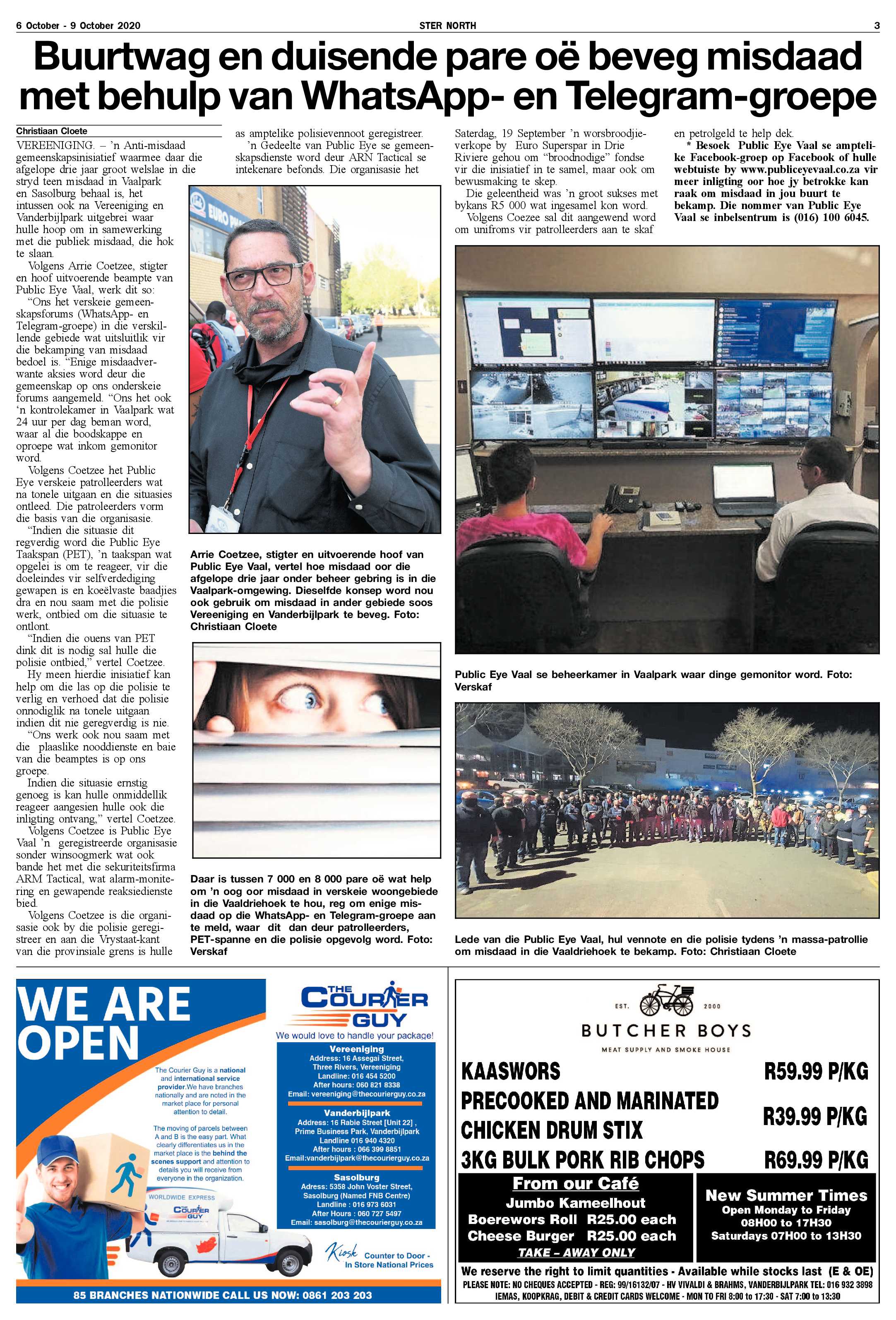 STER NORTH 6 October – 9 October 2020 page 3