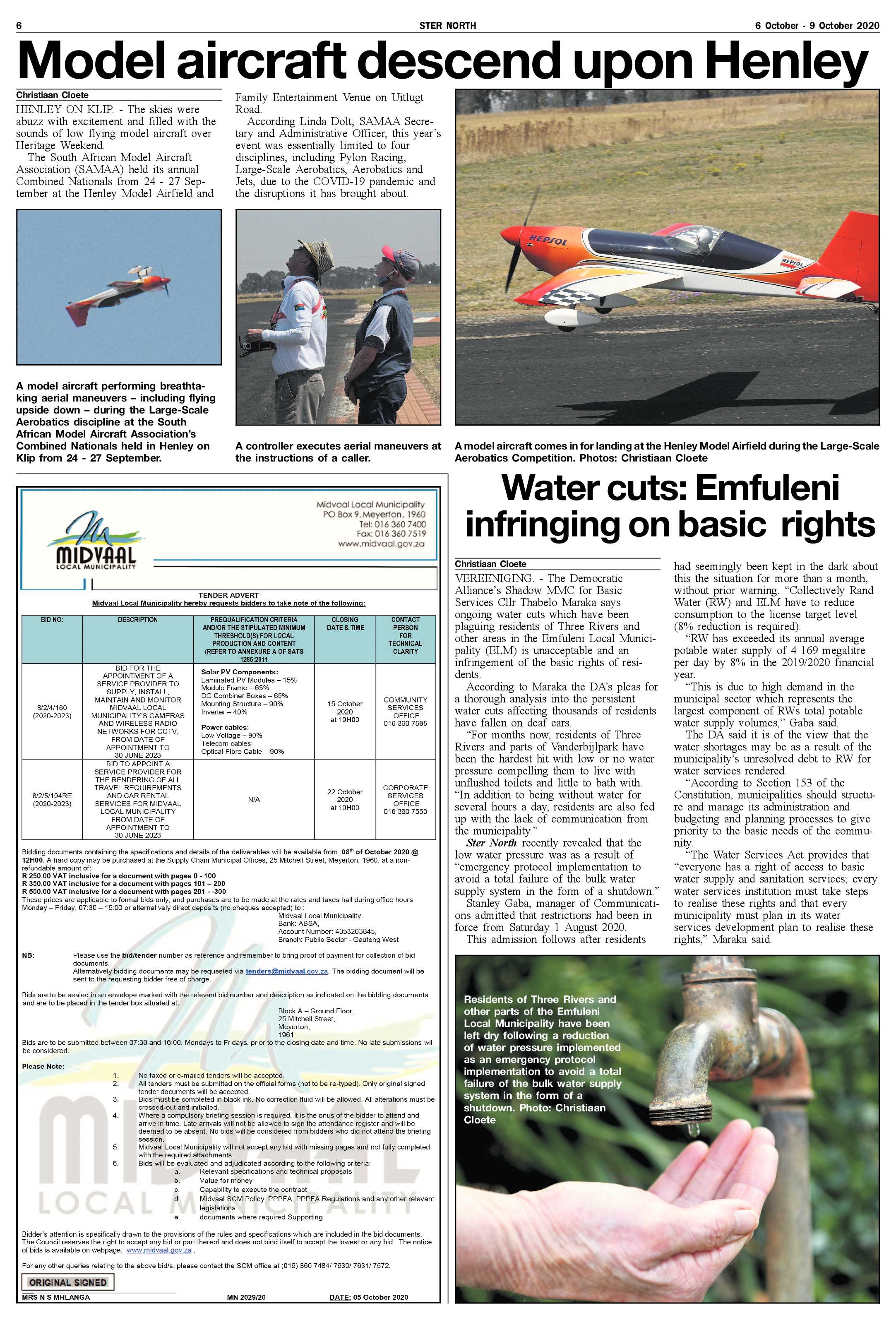 STER NORTH 6 October – 9 October 2020 page 6