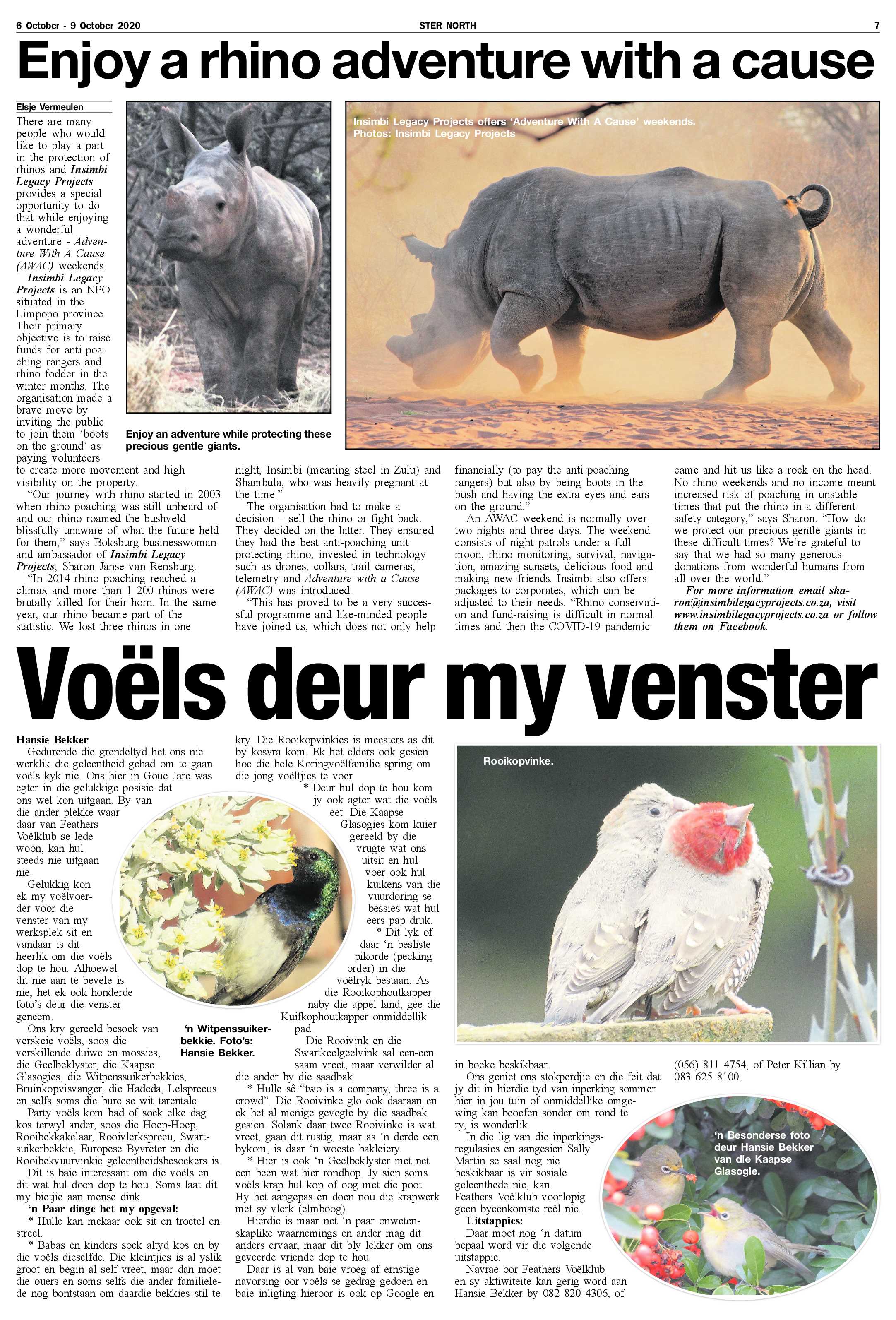 STER NORTH 6 October – 9 October 2020 page 7
