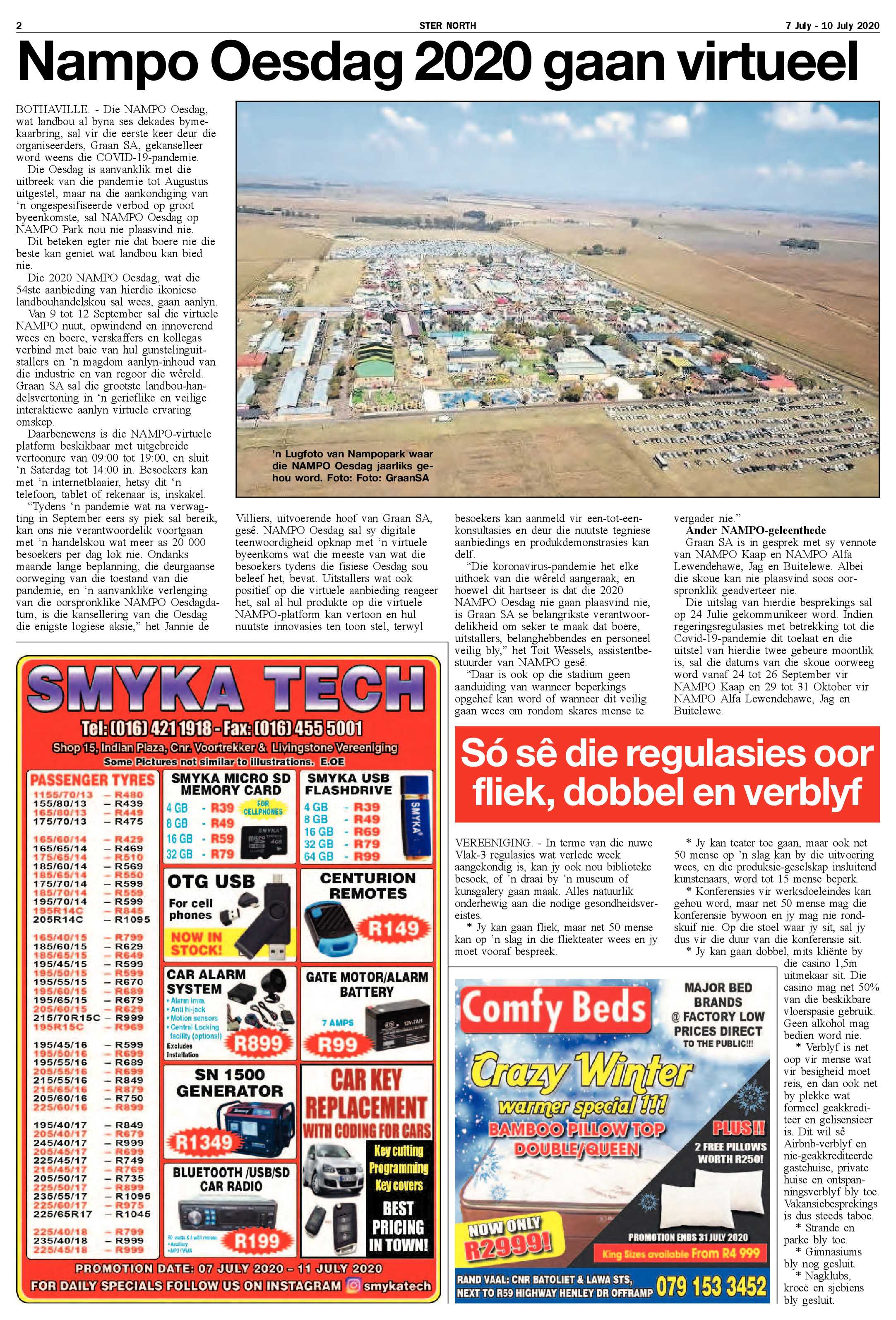 NORTH STER 7 JULY – 10 JULY 2020 page 2