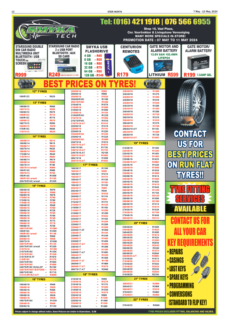 STER NORTH 7 May – 13 May, 2024 page 12