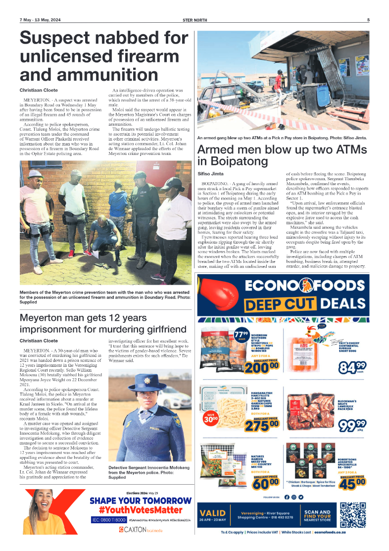 STER NORTH 7 May – 13 May, 2024 page 5