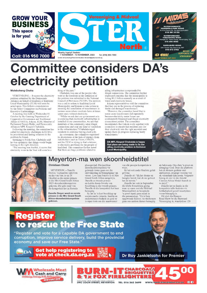 STER NORTH 7 November – 13 November, 2023 page 1