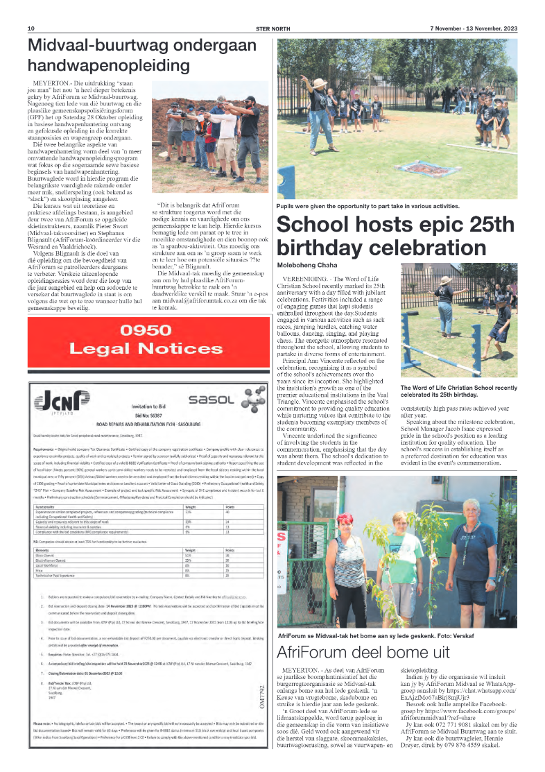 STER NORTH 7 November – 13 November, 2023 page 10