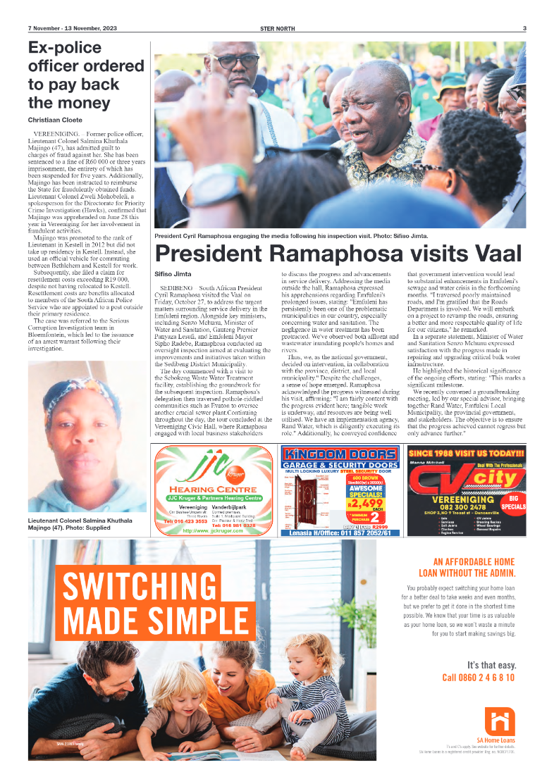 STER NORTH 7 November – 13 November, 2023 page 3