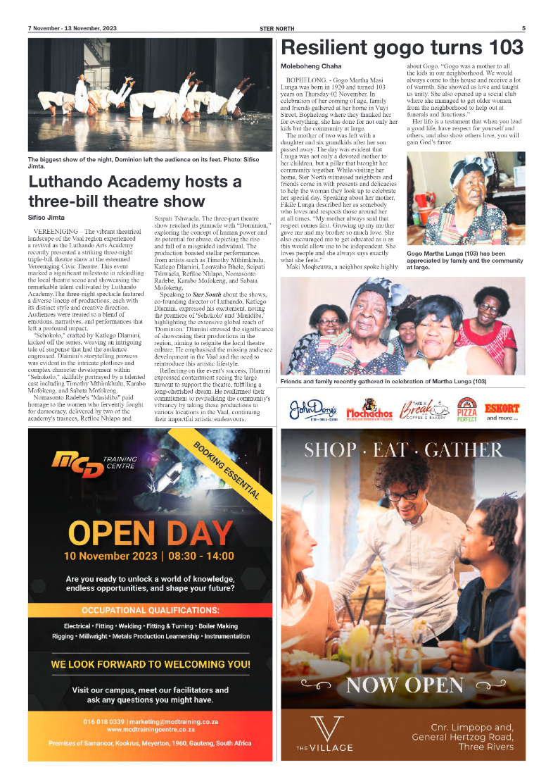 STER NORTH 7 November – 13 November, 2023 page 5
