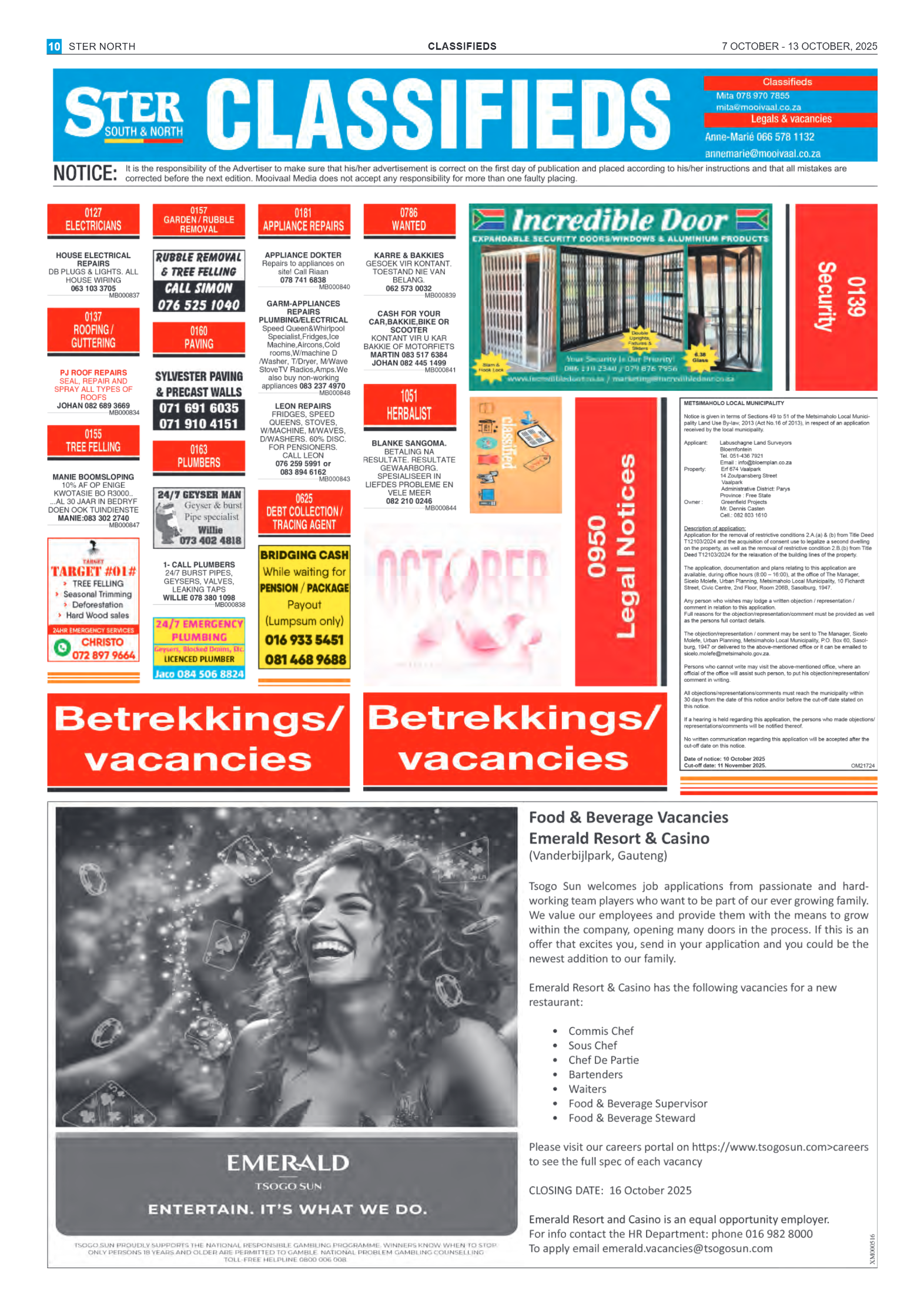 STER NORTH 7 OCTOBER – 13 OCTOBER, 2025 page 10