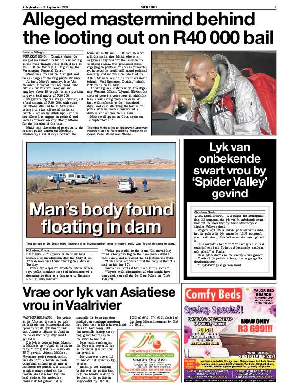 STER NORTH – 7 September – 10 September 2021 page 3