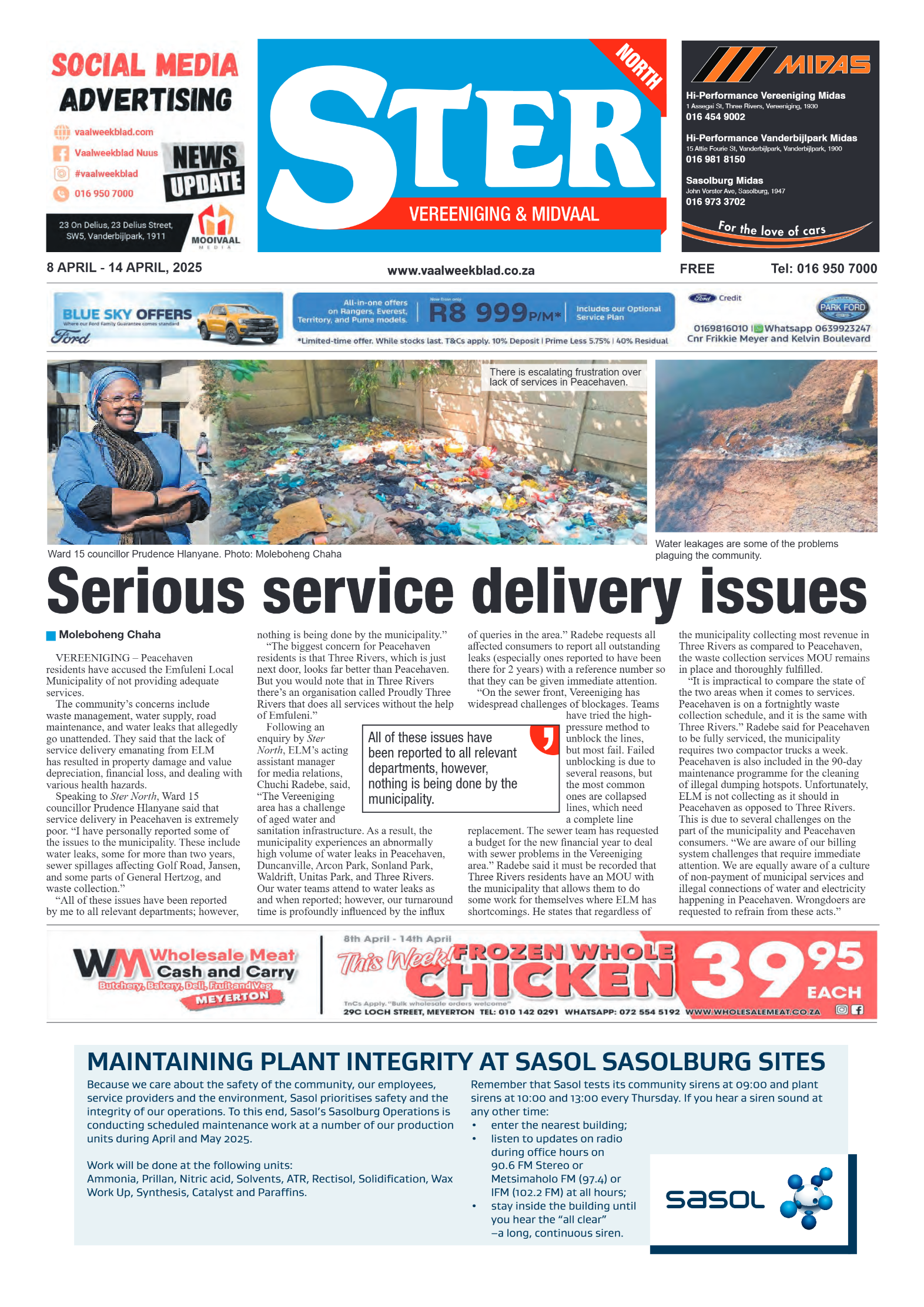 STER NORTH 8 APRIL – 14 APRIL, 2025 page 1