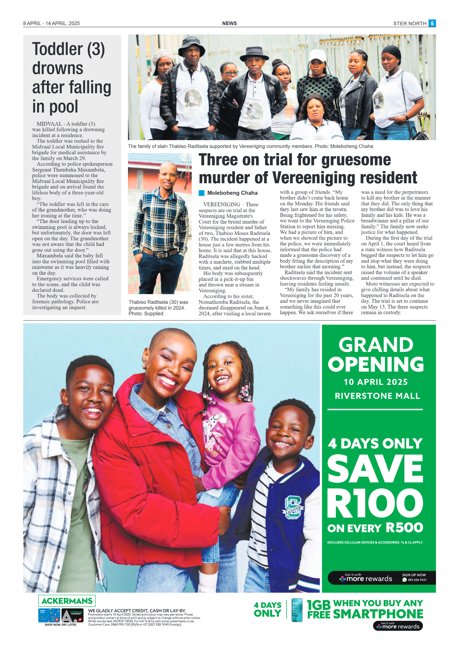 STER NORTH 8 APRIL – 14 APRIL, 2025 page 5