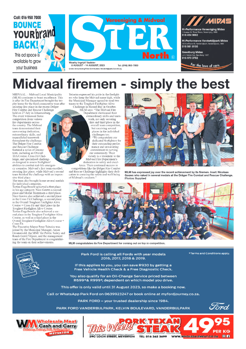 STER NORTH 8 August – 14 August, 2023 page 1