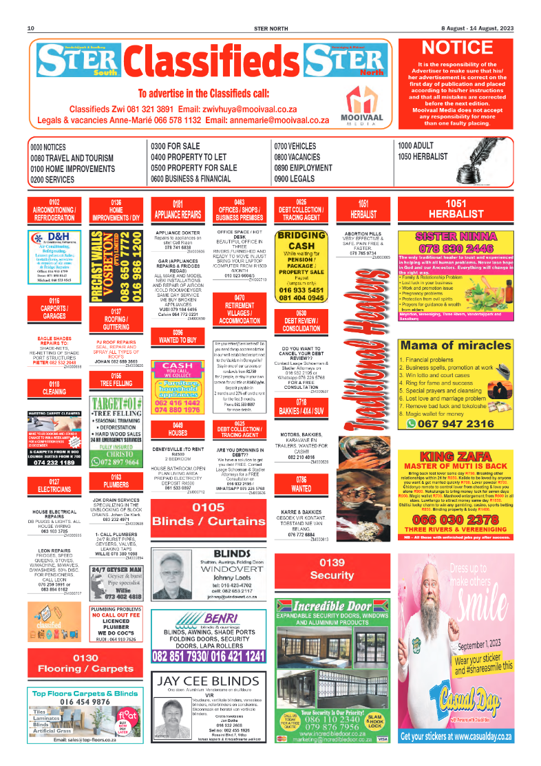 STER NORTH 8 August – 14 August, 2023 page 10