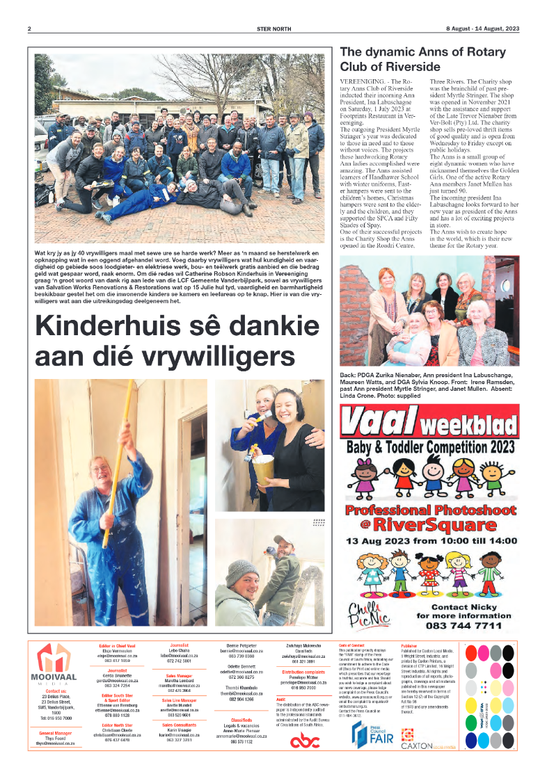 STER NORTH 8 August – 14 August, 2023 page 2