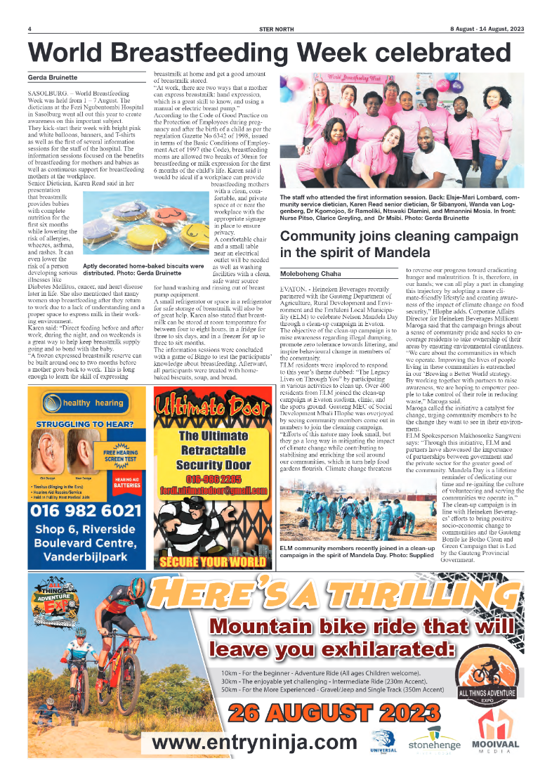 STER NORTH 8 August – 14 August, 2023 page 4