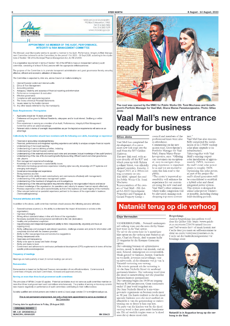 STER NORTH 8 August – 14 August, 2023 page 6