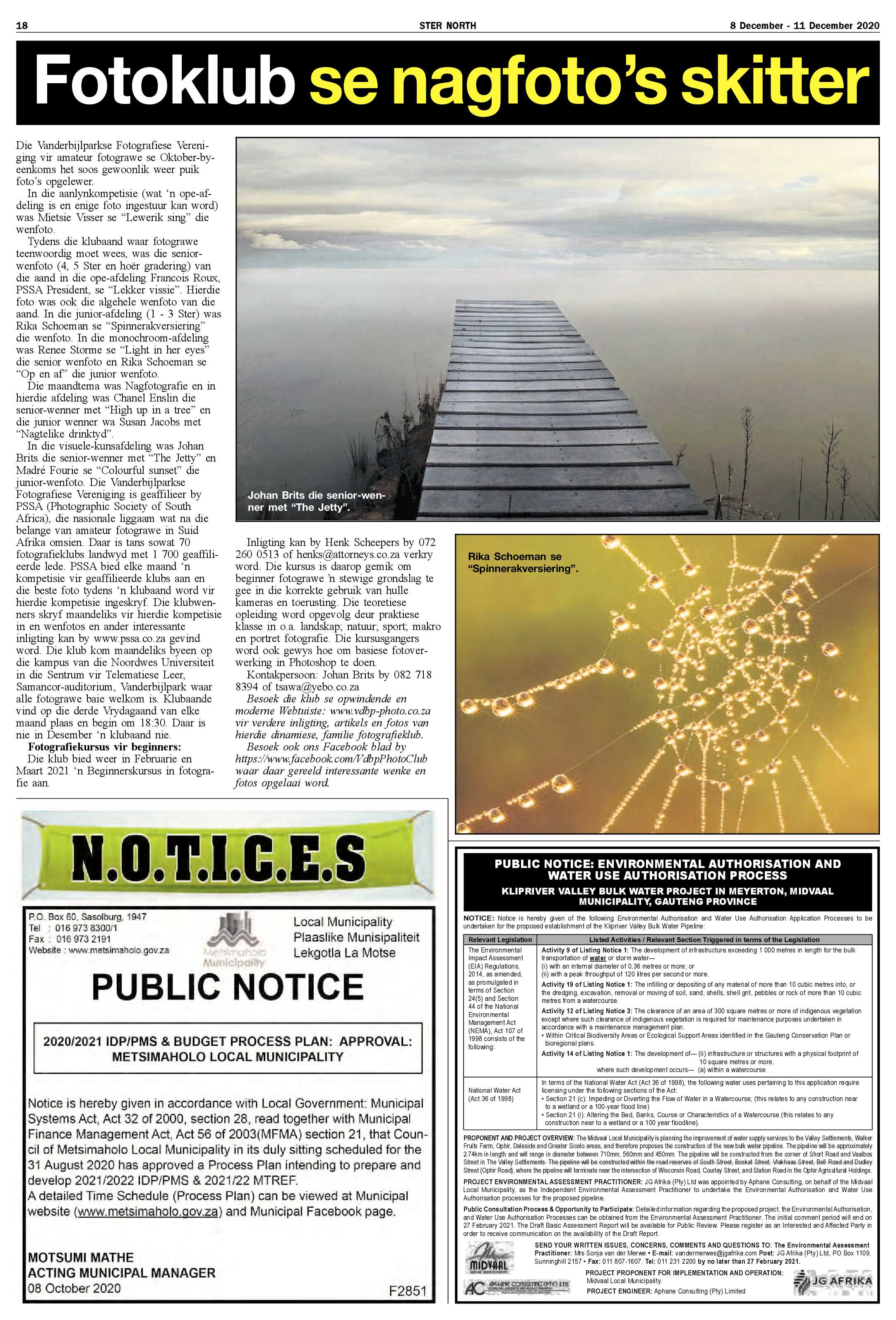 STER NORTH 8 December – 11 December 2020 page 18