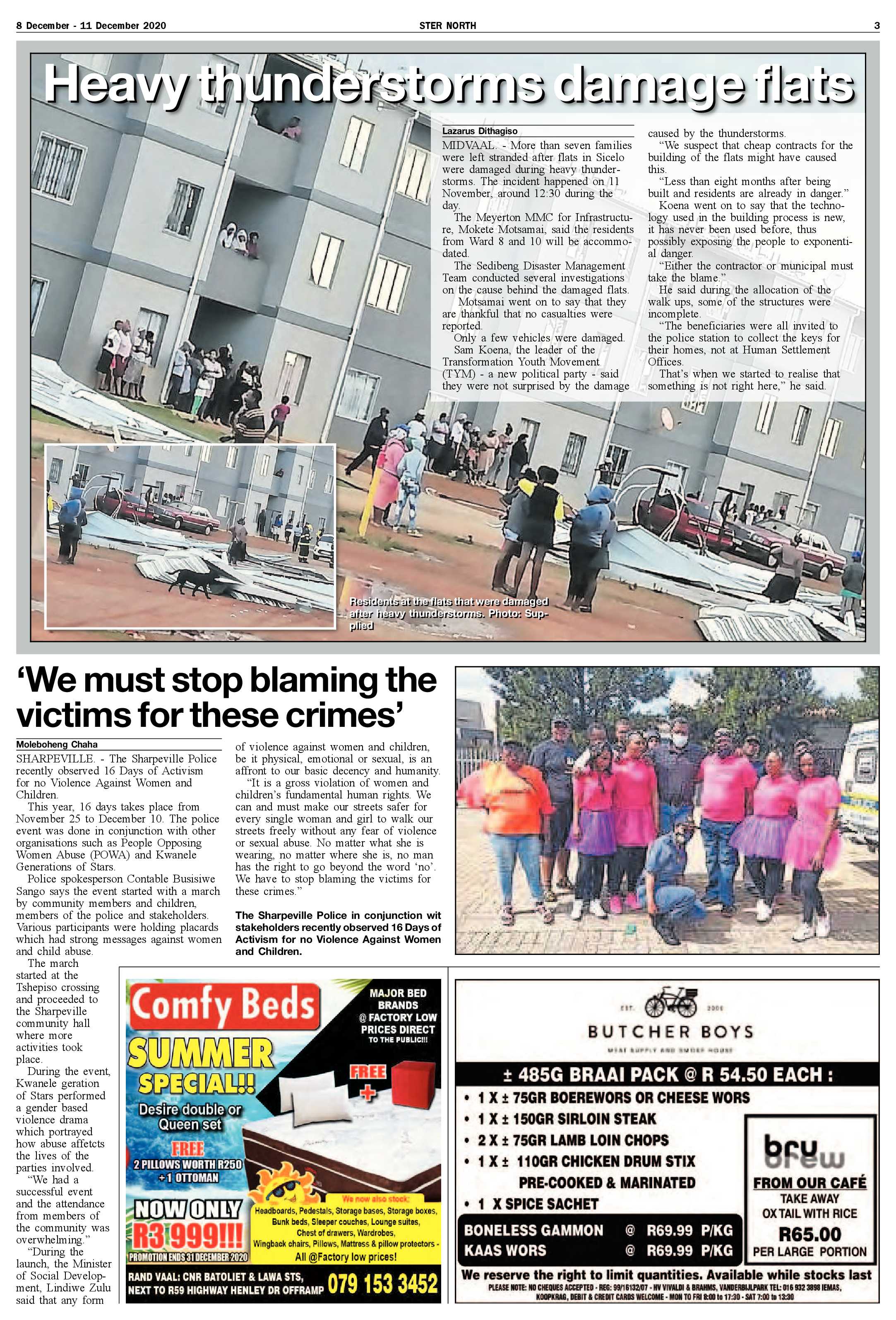 STER NORTH 8 December – 11 December 2020 page 3