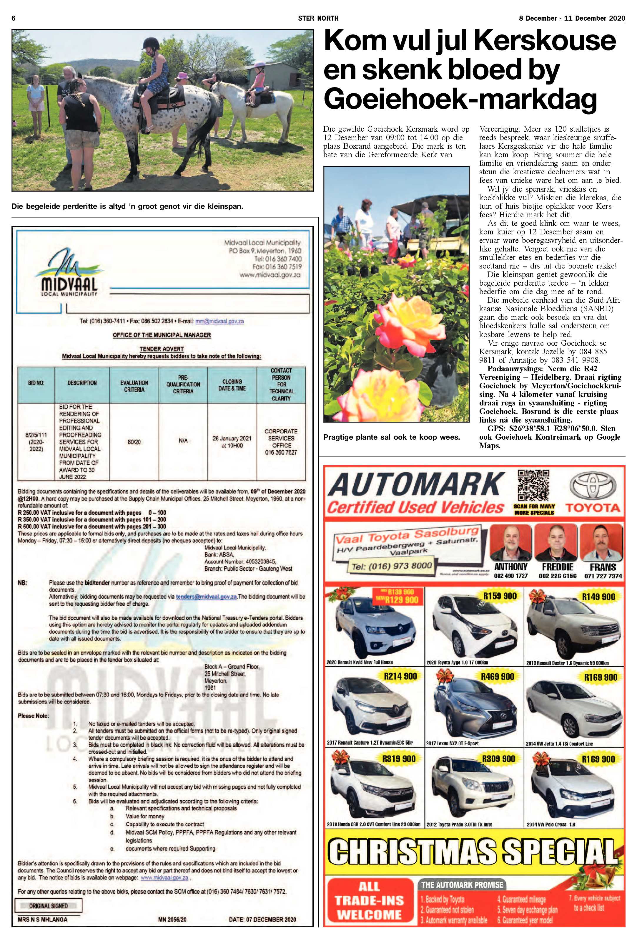 STER NORTH 8 December – 11 December 2020 page 6