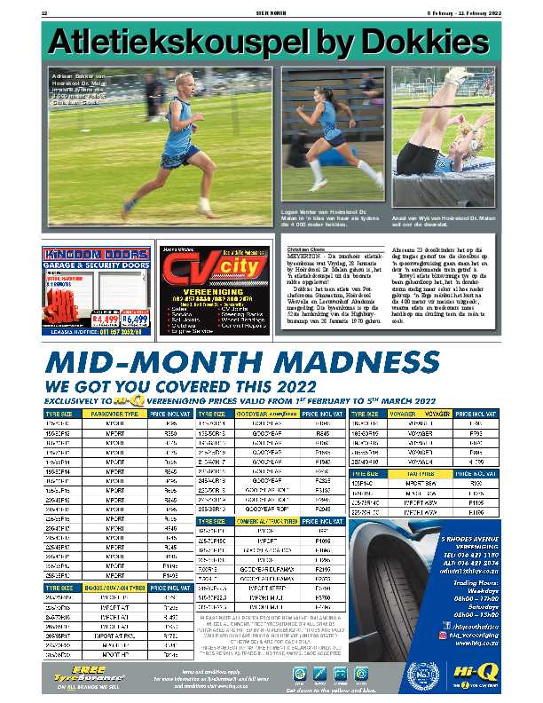 STER NORTH 8 February – 11 February 2022 page 12