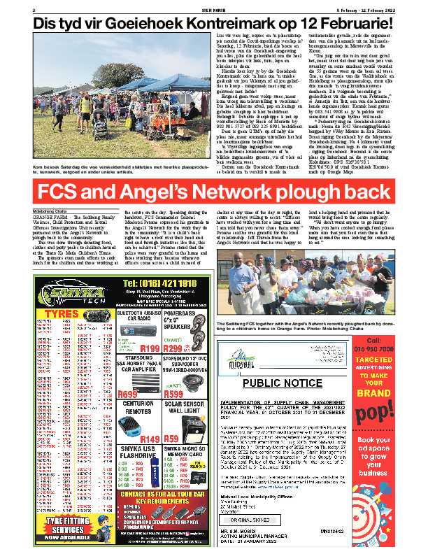 STER NORTH 8 February – 11 February 2022 page 2