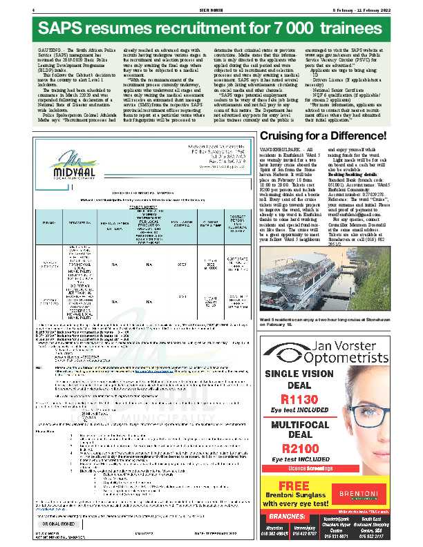 STER NORTH 8 February – 11 February 2022 page 4