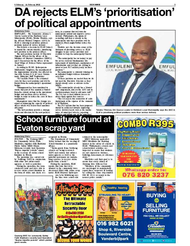 STER NORTH 8 February – 11 February 2022 page 5