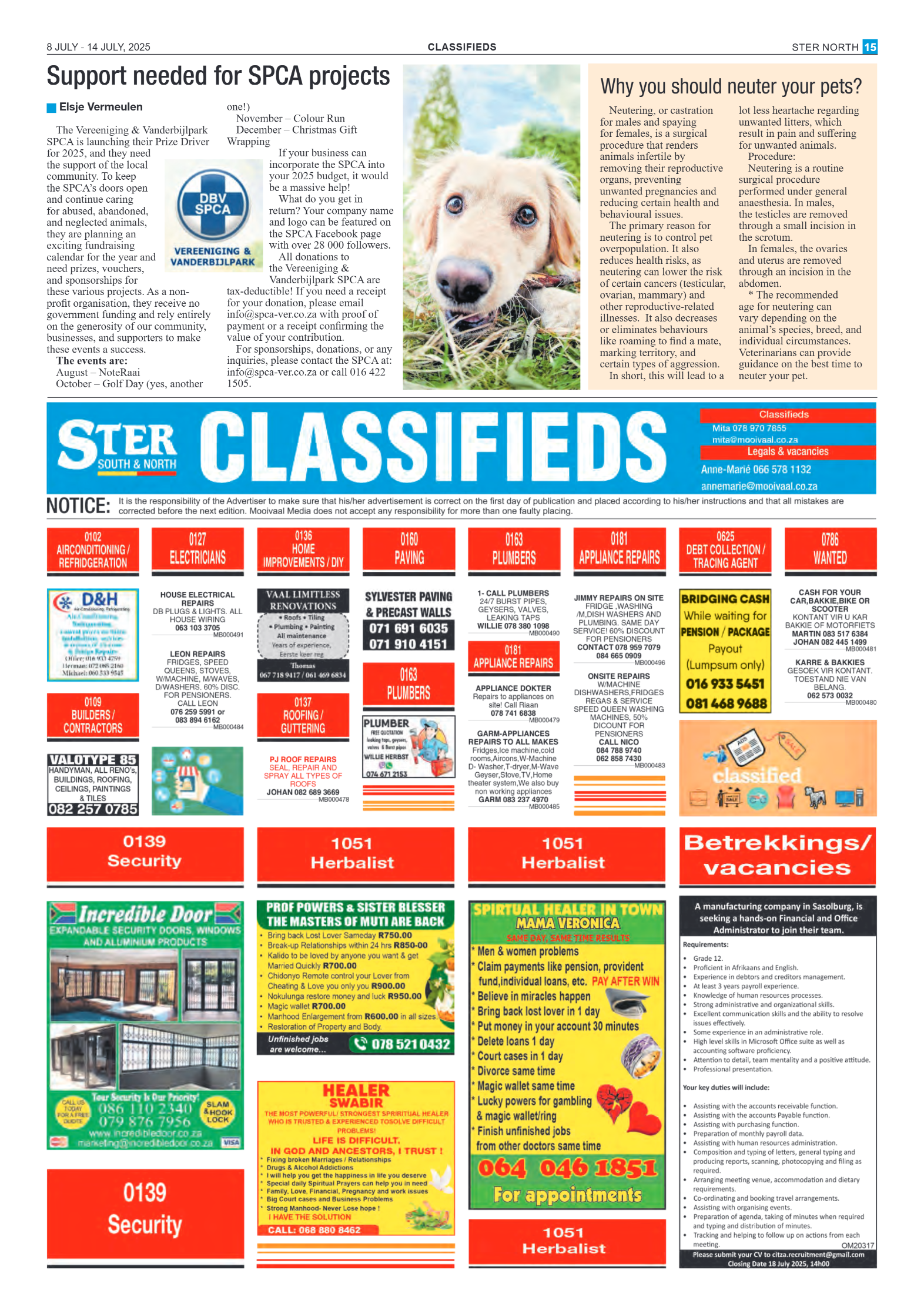STER NORTH 8 JULY – 14 JULY, 2025 page 15