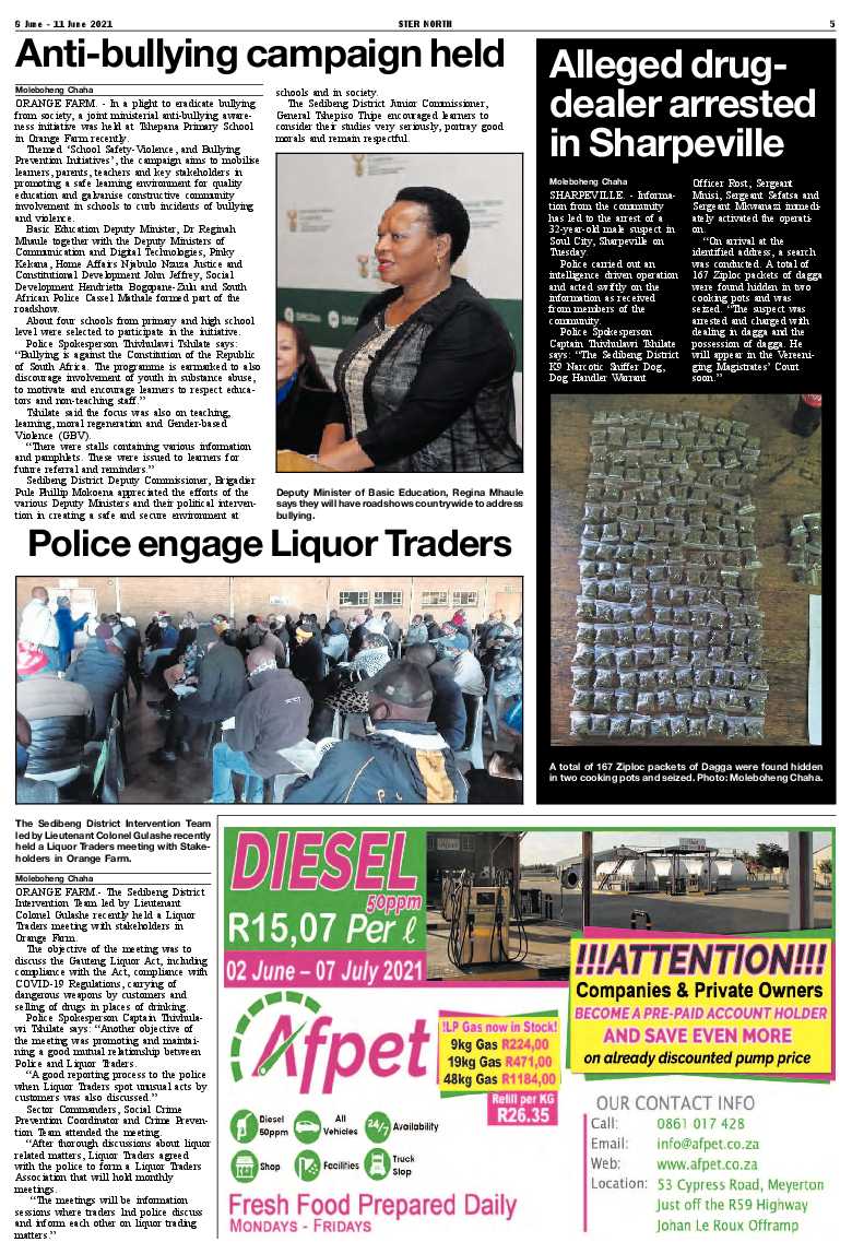 STER NORTH 8 June – 11 June 2021 page 5
