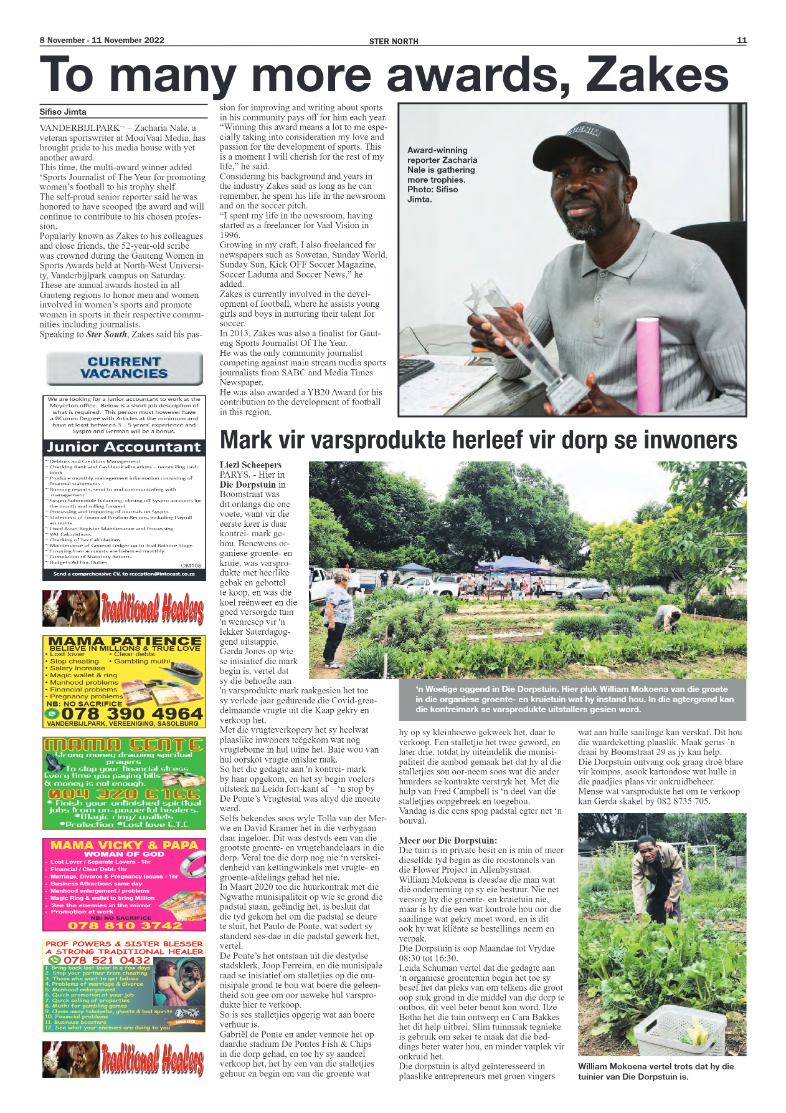 STER NORTH 8 November – 11 November 2022 page 11