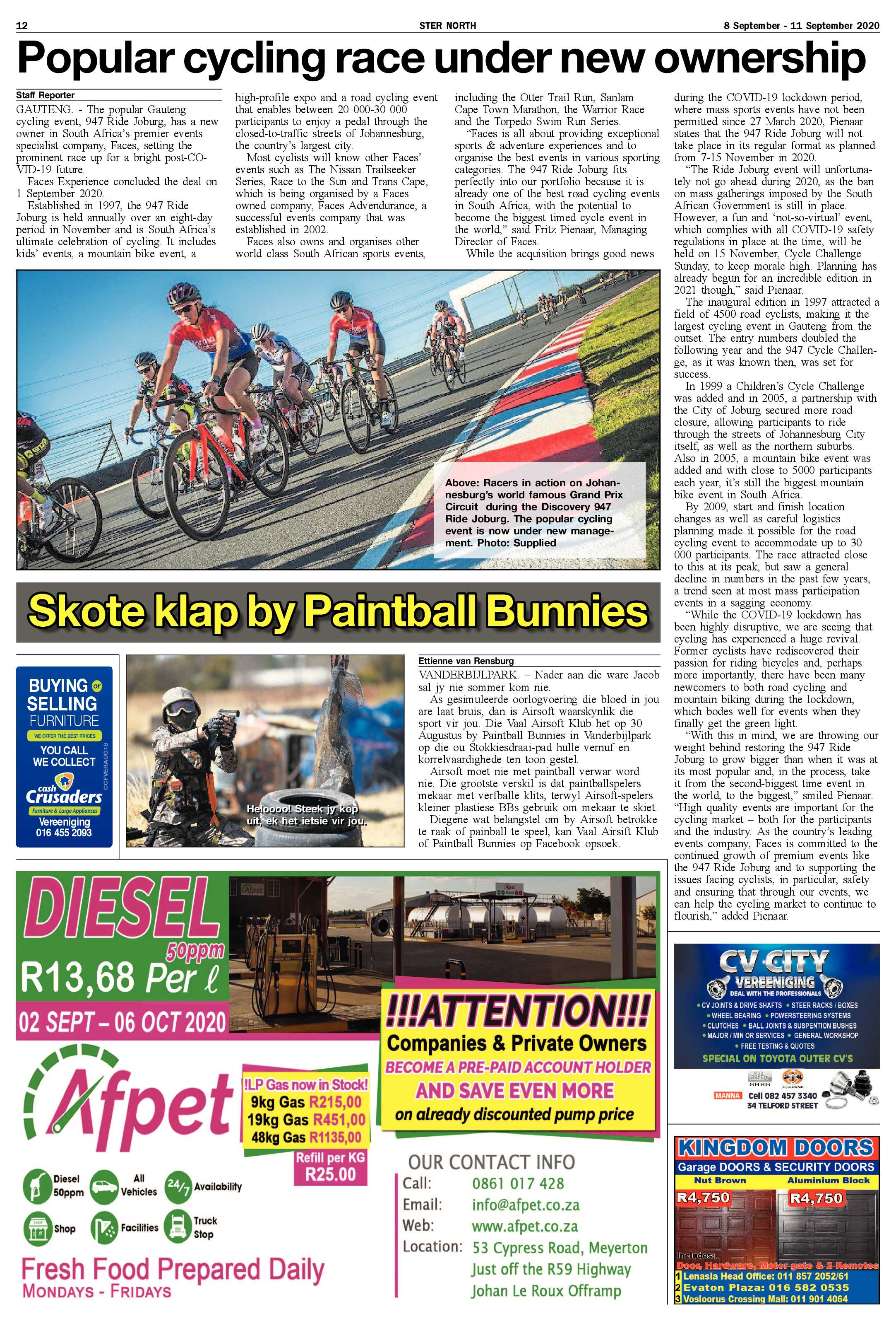 STER NORTH 8 September – 11 September 2020 page 12